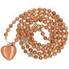 brown goldstone mala, japa, mantra, prayer beads, sanskrit, chanting